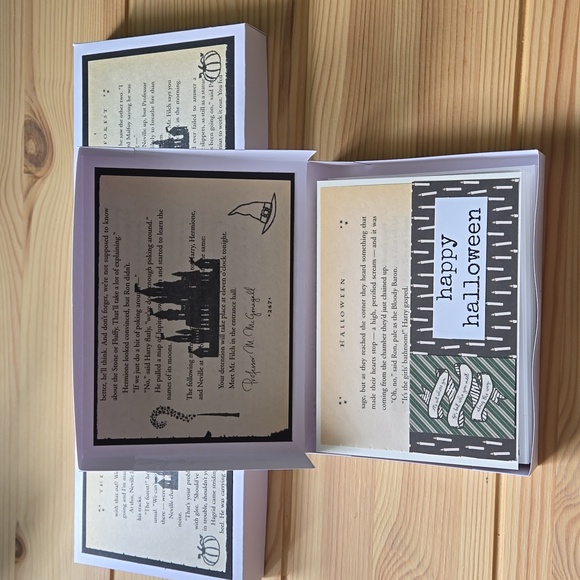 Handmade Harry Potter Themed Halloween Boxed Cards Set - Picture 2 of 12